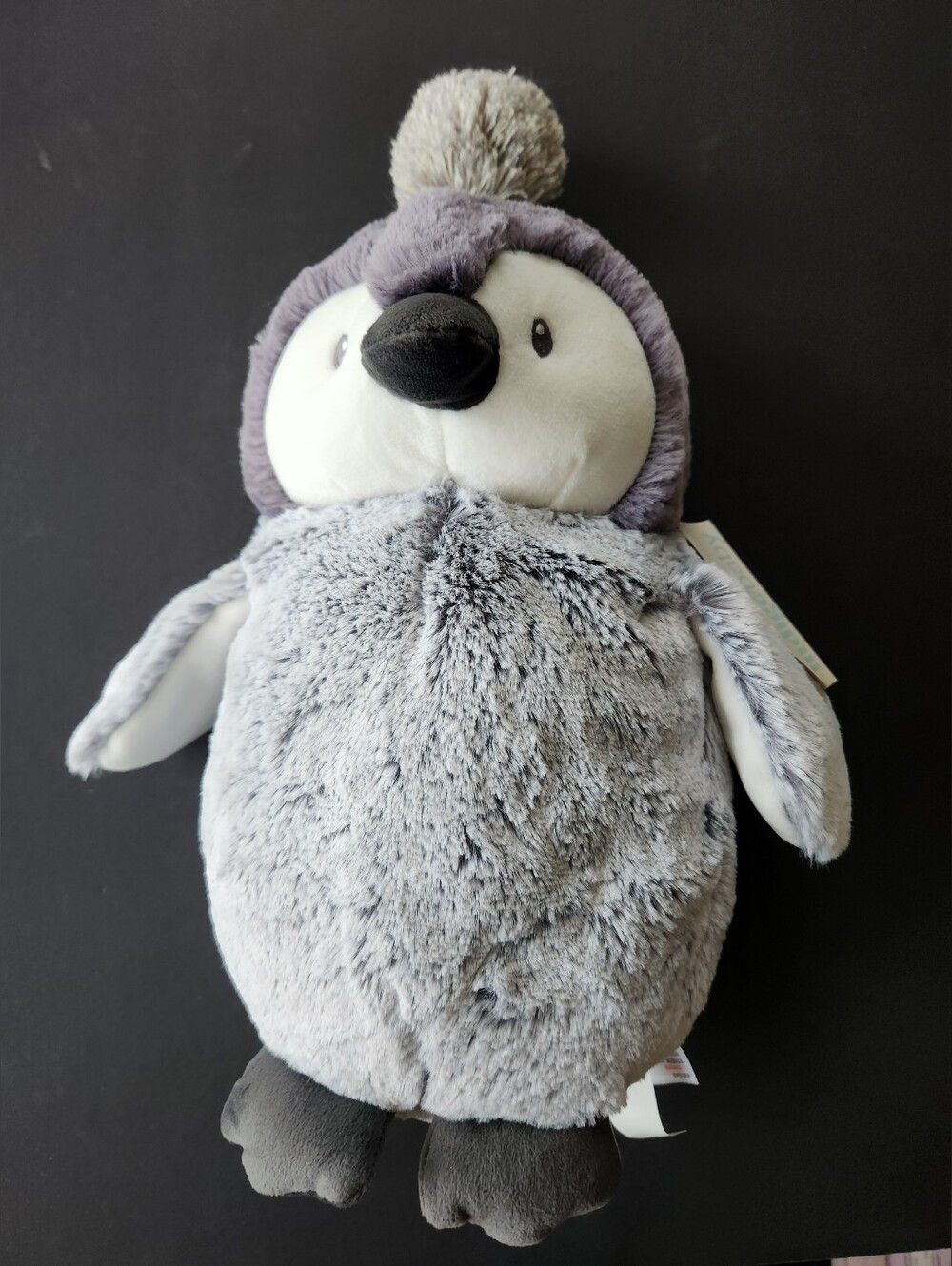 Indigo Grey Plush Penguin